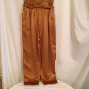 Michll Moon for Sanyo vintage bronze silk harem pants